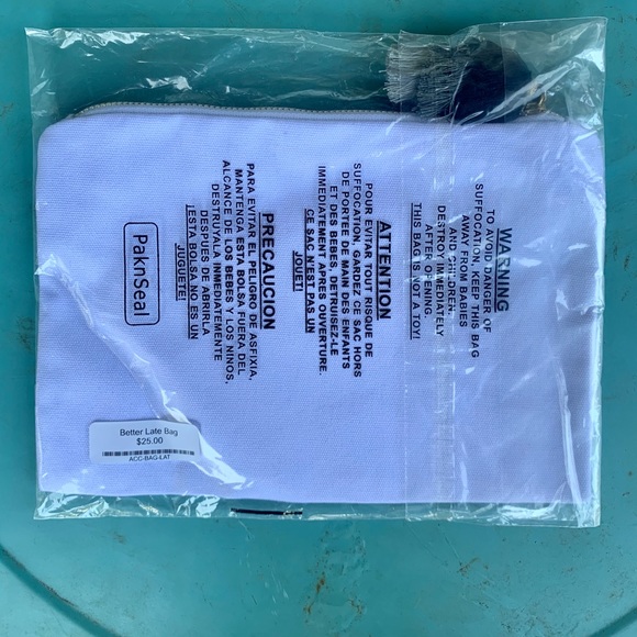 NWT Cosmetic Bag - BETTER LATE THAN UGLY - Picture 4 of 5